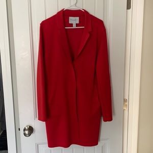 Carolina Belle Long Red Blazer